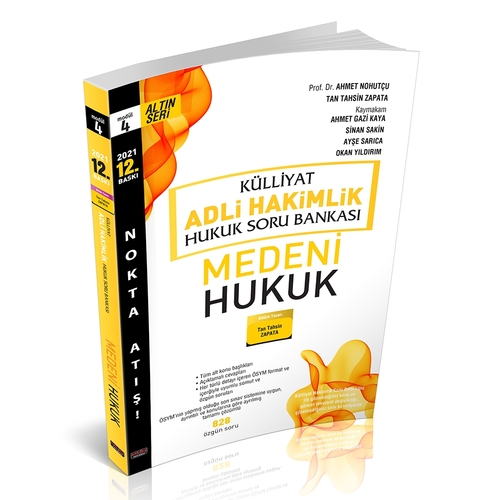 KÜLLİYAT Medeni Hukuk Soru Bankası Adli Hakimlik 2021