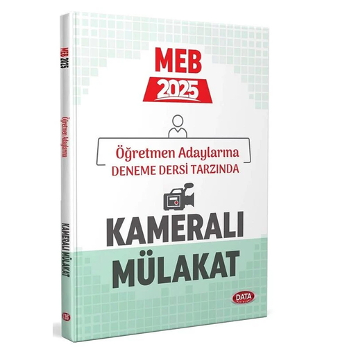 MEB Öğretmenlik Kameralı Mülakat Data Yayınları 2025