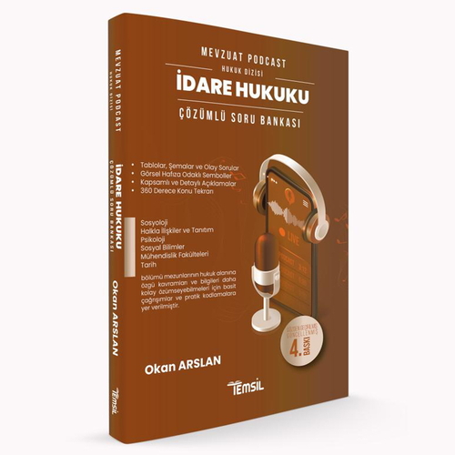 Mevzuat Podcast İdare Hukuku Çözümlü Soru Bankası Temsil Kitap Yayınları 2025