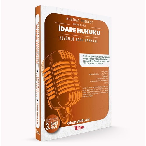 Mevzuat Podcast İdare Hukuku Çözümlü Soru Bankası Temsil Kitap Yayınları 2024