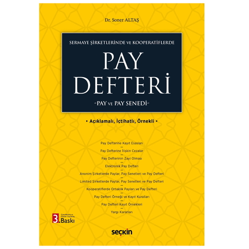 Pay Defteri, Pay ve Pay Senedi - Soner Altaş
