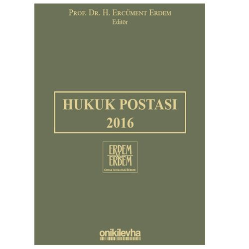 Hukuk Postası 2016 - H. Ercüment Erdem