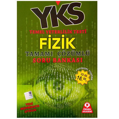 YKS TYT Fizik Tamamı Çözümlü Soru Bankası Örnek Akademi Yayınları