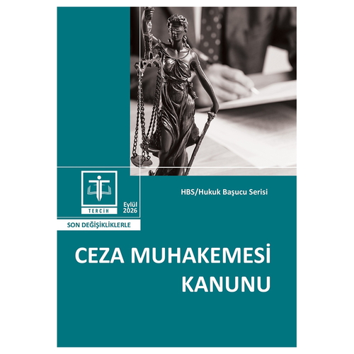 Ceza Muhakemesi Kanunu - Tercih Yayınları Kanun Metinleri Eylül 2026