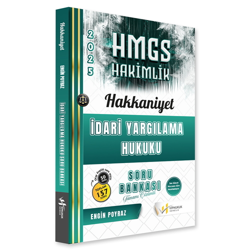 HMGS Hakimlik Hakkaniyet İdari Yargılama Hukuku Soru Bankası VİPHukuk Yayınları 2025