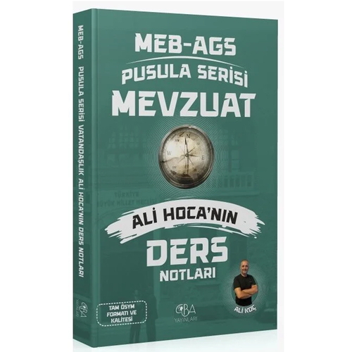 MEB AGS Mevzuat Ders Notları Pusula Serisi CBA Yayınları 2026