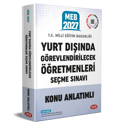 MEB Yurt Dışında Görevlendirilecek Öğretmenleri Seçme Sınavı Konu Anlatımlı Data Yayınları 2026