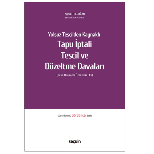 Tapu İptali Tescil ve Düzeltme Davaları - Aydın Tekdoğan