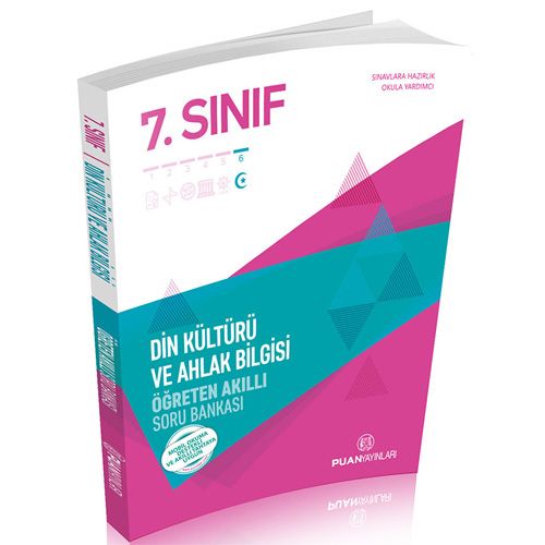 7. Sınıf Din Kültürü ve Ahlak Bilgisi Öğreten Akıllı Soru Bankası Puan Yayınları