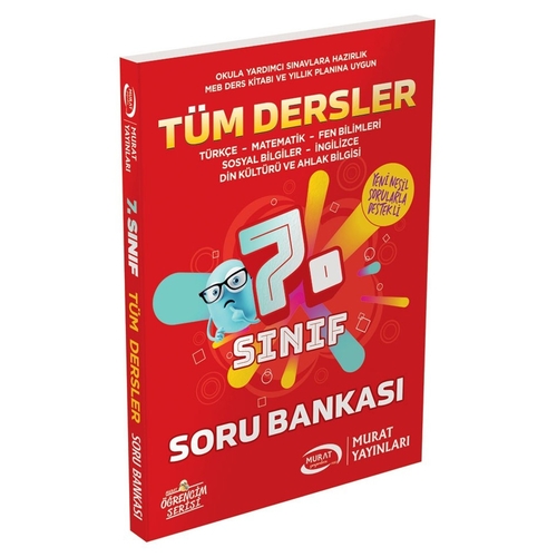 7. Sınıf Tüm Dersler Soru Bankası Murat Yayınları
