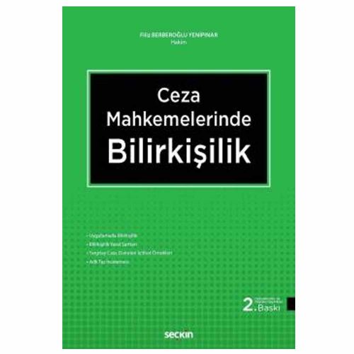 Ceza Mahkemelerinde Bilirkişilik - Filiz Berberoğlu Yenipınar