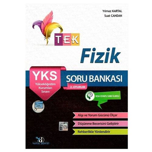 YKS 2. Oturum TEK Fizik Soru Bankası Yayın Denizi Yayınları