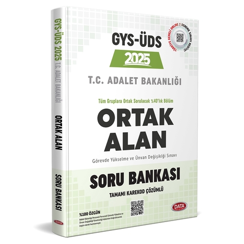 Adalet Bakanlığı GYS ÜDS Ortak Alan Soru Bankası Data Yayınları 2025