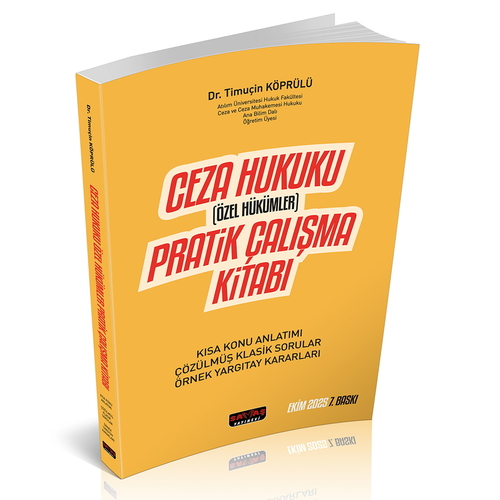 Ceza Hukuku Özel Hükümler Pratik Çalışma Kitabı - Timuçin Köprülü
