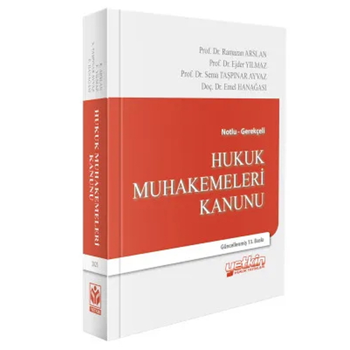 Hukuk Muhakemeleri Kanunu ve İlgili Mevzuat - Ramazan Arslan, Ejder Yılmaz