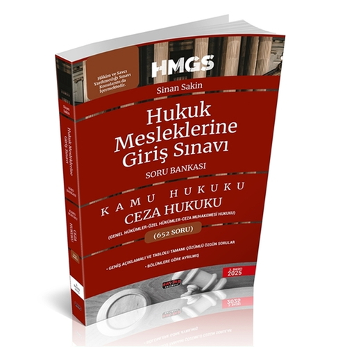 Kelepir Ürün İadesizdir - HMGS Ceza Hukuku Genel ve Özel Hükümler Soru Bankası Savaş Yayınları Şubat 2025