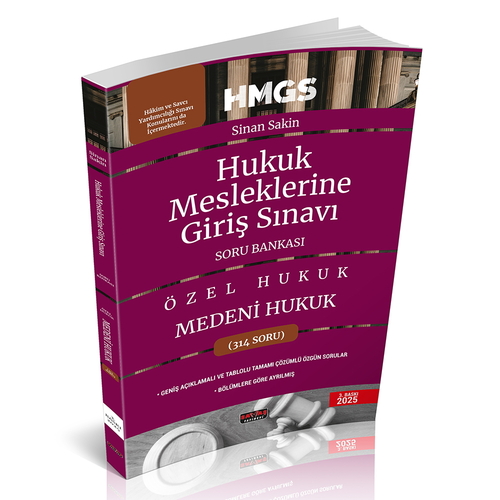 Kelepir Ürün İadesizdir - HMGS Medeni Hukuk Soru Bankası Savaş Yayınları Şubat 2025