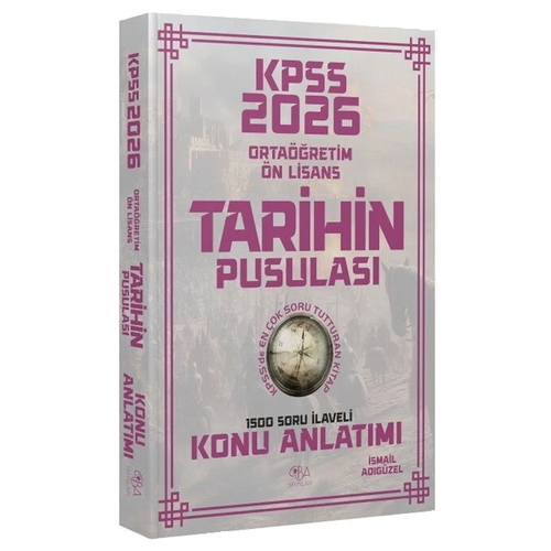 KPSS Ortaöğretim Ön Lisans Tarihin Pusulası Konu Anlatımı CBA Yayınları 2026