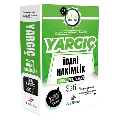 YARGIÇ İdari Hakimlik Çözümlü Soru Bankası Seti Dizgi Kitap Yayınları 2024