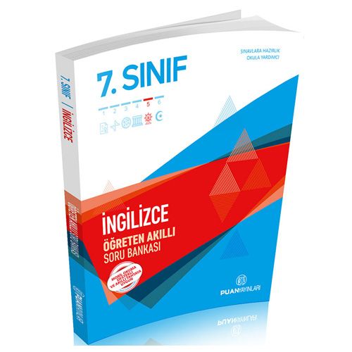 7. Sınıf İngilizce Öğreten Akıllı Soru Bankası Puan Yayınları
