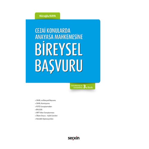 Bireysel Başvuru - Köroğlu Kaya