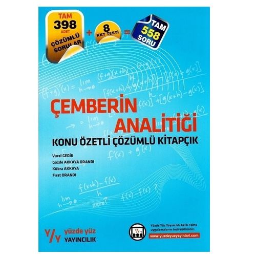 Çemberin Analitiği Konu Özetli Kitapçık Yüzde Yüz Yayınları