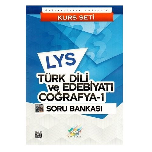 LYS Kurs Seti Türk Dili ve Edebiyatı Coğrafya 1 Soru Bankası - Fdd Yayınları