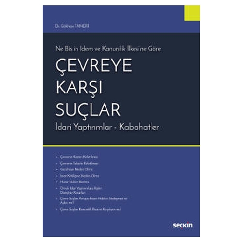 Çevreye Karşı Suçlar - Gökhan Taneri