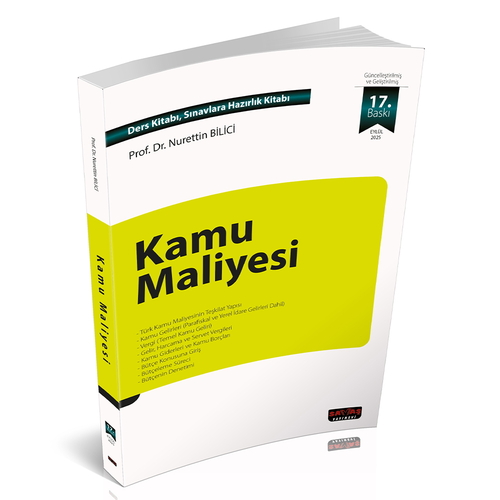 Kamu Maliyesi - Nurettin Bilici Eylül 2025