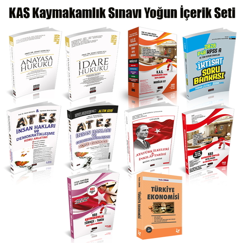 Kaymakamlık Sınavlarına Hazırlık Yoğun İçerik Tam Set 2026