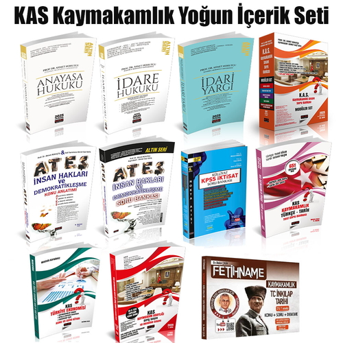 Kaymakamlık Sınavlarına Hazırlık Yoğun İçerik Tam Set 2025