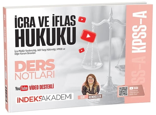 KPSS A Grubu İcra ve İflas Hukuku Video Ders Notları İndeks Akademi Yayınları 2026