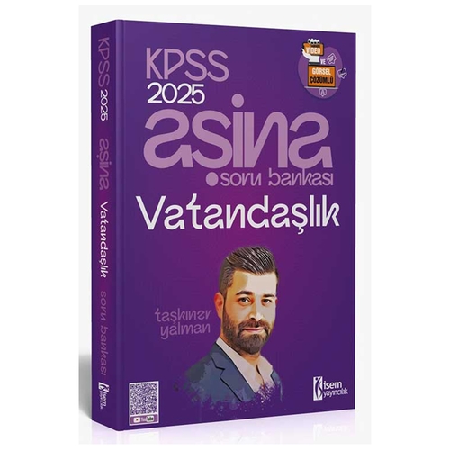 KPSS Aşina Vatandaşlık Soru Bankası İsem Yayınları 2025