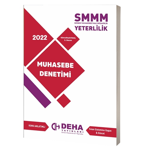 SMMM Yeterlilik Muhasebe Denetimi Deha Yayınları 2022
