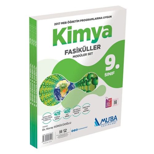 9. Sınıf Kimya Fasiküller Modüler Set Muba Yayınları