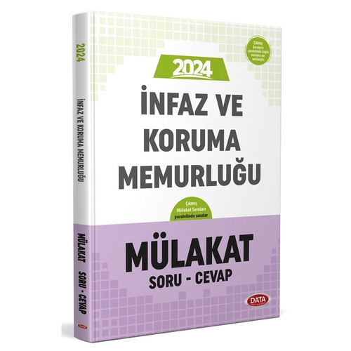 GYS Adalet Bakanlığı İnfaz ve Koruma Memurluğu Mülakat Sınavı Soru - Cevap Data Yayınları 2024