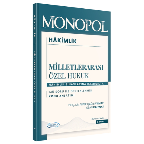 Hakimlik Milletlerarası Özel Hukuk Konu Anlatımı Monopol Yayınları 2026