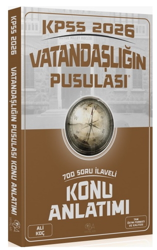 KPSS Vatandaşlığın Pusulası Konu Anlatımı CBA Yayınları 2026