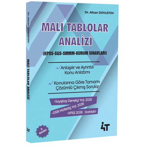 Mali Tablolar Analizi Konu Anlatımı 4T Yayınları 2026