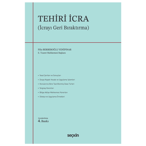 Tehiri İcra - Filiz Berberoğlu Yenipınar