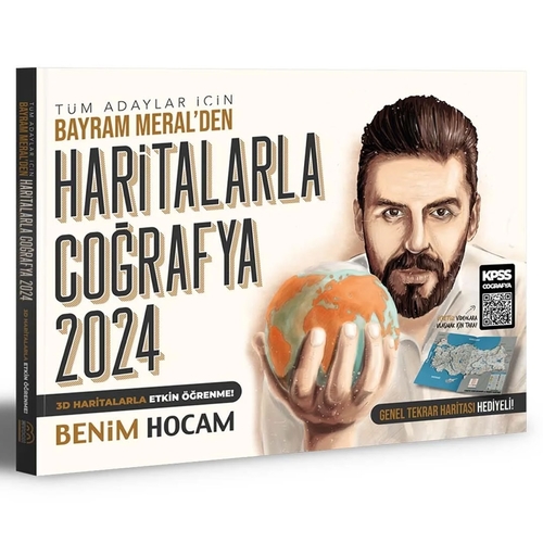 Tüm Adaylar İçin Haritalarla Coğrafya Benim Hocam Yayınları 2024