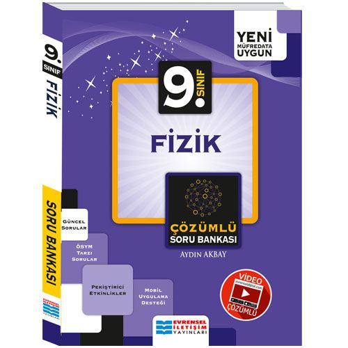 9. Sınıf Fizik Video Çözümlü Soru Bankası Evrensel İletişim Yayınları