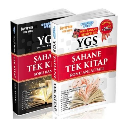 YGS Şahane Tek Kitap Konu Anlatımlı Soru Bankası Hediyeli Akıllı Adam Yayınları