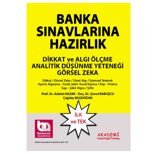 Banka Sınavlarına Hazırlık Görsel Zeka Soruları - Şenol Babuşcu, Adalet Hazar