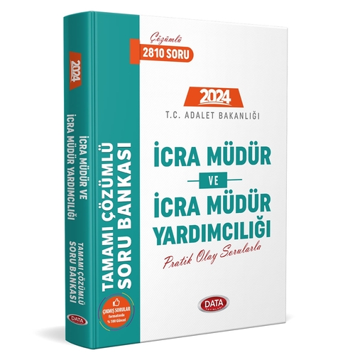 İcra Müdür ve İcra Müdür Yardımcılığı Tamamı Çözümlü Soru Bankası Data Yayınları 2024