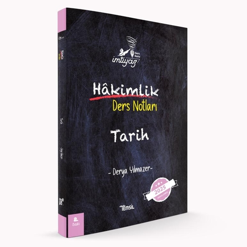 İmtiyaz Hakimlik Ders Notları Tarih Temsil Kitap Yayınları 2025