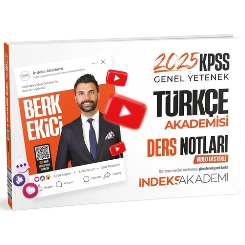 KPSS Türkçe Akademisi Video Ders Notları İndeks Akademi Yayınları 2025