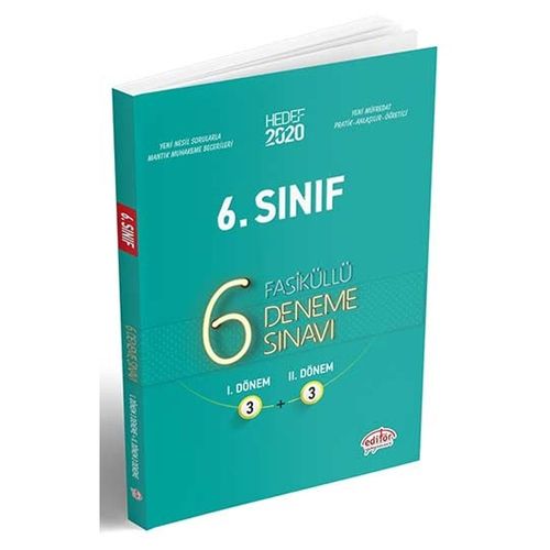 6. Sınıf 6 Deneme Sınavı Editör Yayınları