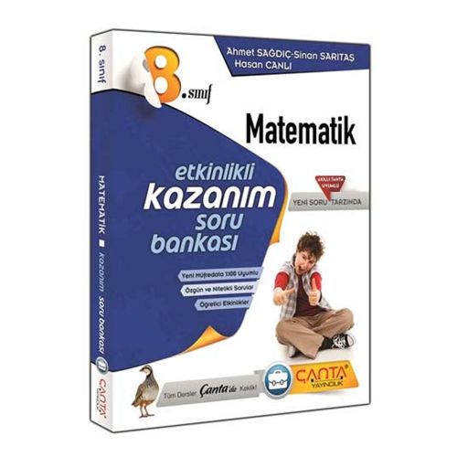 8. Sınıf Matematik Etkinlikli Kazanım Soru Bankası Çanta Yayınları