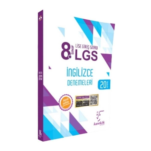8. Sınıf LGS İngilizce 20 Deneme Karekök Yayınları